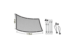 Przegroda dla psa LAMPA PET-2 siatkowa bariera mocowana do przednich foteli 115x65cm