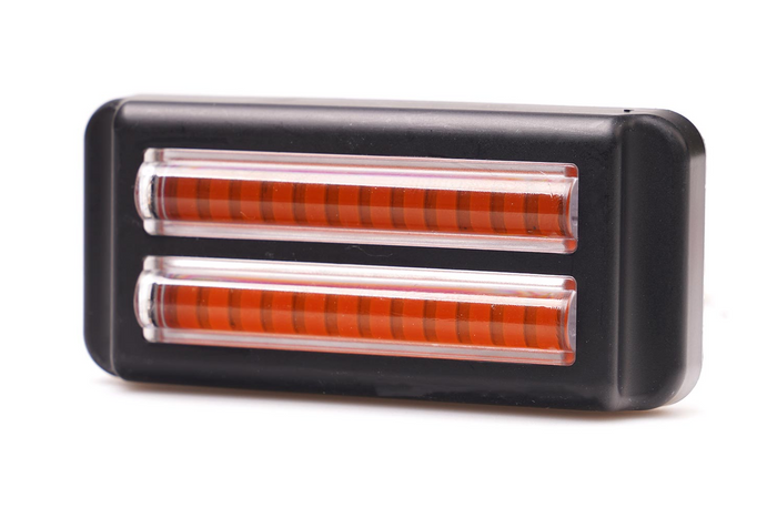 Lampa ostrzegawcza WAŚ 2469 W284 LED lampa błyskowa pomarańczowa MASTER/SLAVE
