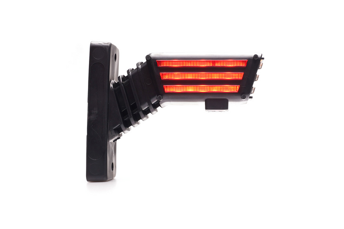 Lampa obrysowa WAŚ 2550P W297.3.1 SPOT LED prawa na krótkim wysięgniku