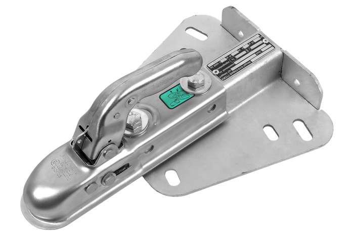 Zaczep kulowy KNOTT K7,5-H+KZE7,5 do przyczepki 750kg z dyszlem typu V