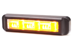 Lampa ostrzegawcza WAŚ 2466 W285 LED lampa błyskowa pomarańczowa MASTER/SLAVE