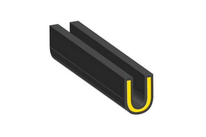 Osłona krawędzi drzwi LAMPA Armoured Protector listwa ochronna 5m Black