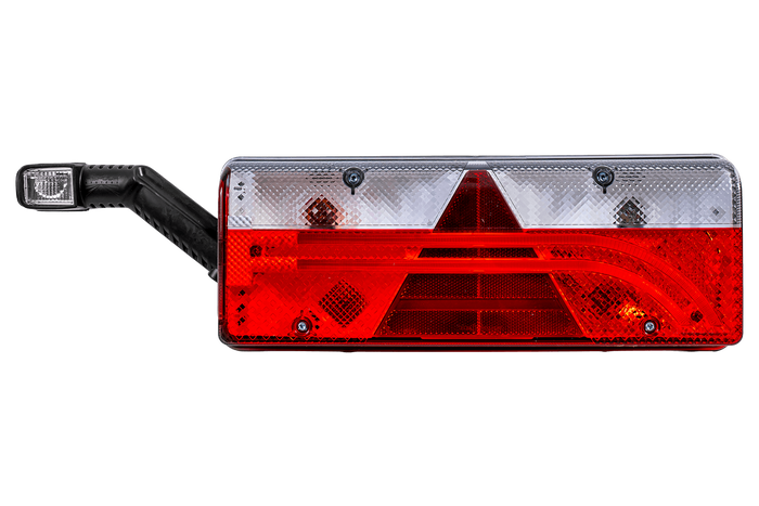 Lampa tylna ASPÖCK EUROPOINT III LED bajonet 7PIN ASS2 z rogiem 7 funkcji lewa