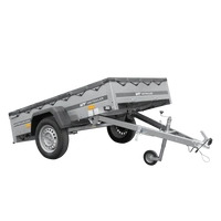Przyczepka lekka 200x125 UNITRAILER GARDEN 201 KIPP z plandeką szarą