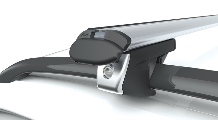 Bagażnik dachowy na relingi Atera Signo RT 048222 Black (122 cm) aluminiowy