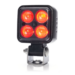 Lampa bezpieczeństwa WAŚ 2244 W267 LED lampa ostrzegawcza czerwona