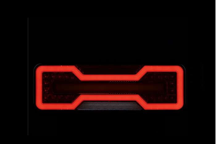 Lampy tylne TruckLED L1871+L1872 LED NEON DYNAMIC przewód 0,35m 6 funkcji lewa+prawa