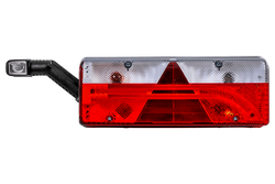 Lampa tylna ASPÖCK EUROPOINT III LED bajonet 7PIN ASS2 z rogiem 7 funkcji lewa